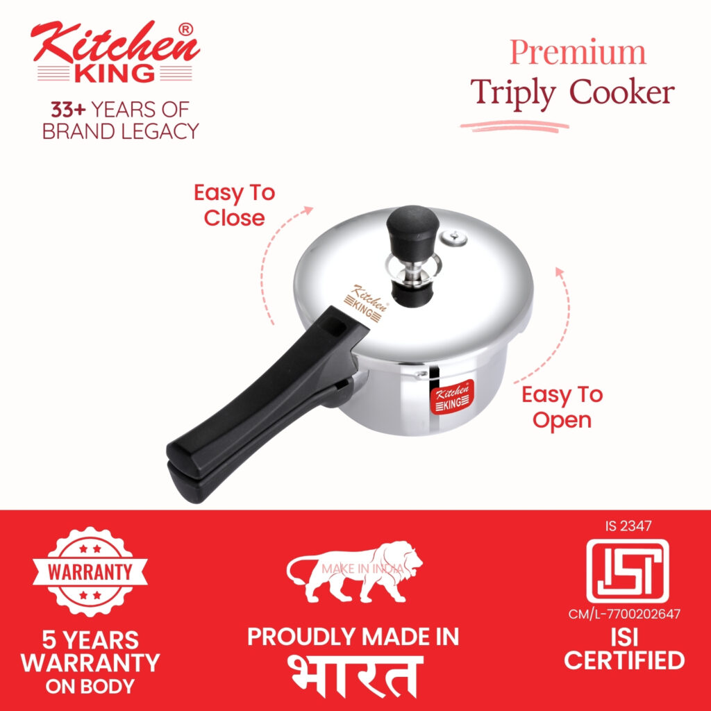 kitchen king Triply Cooker 1.5 Litres5