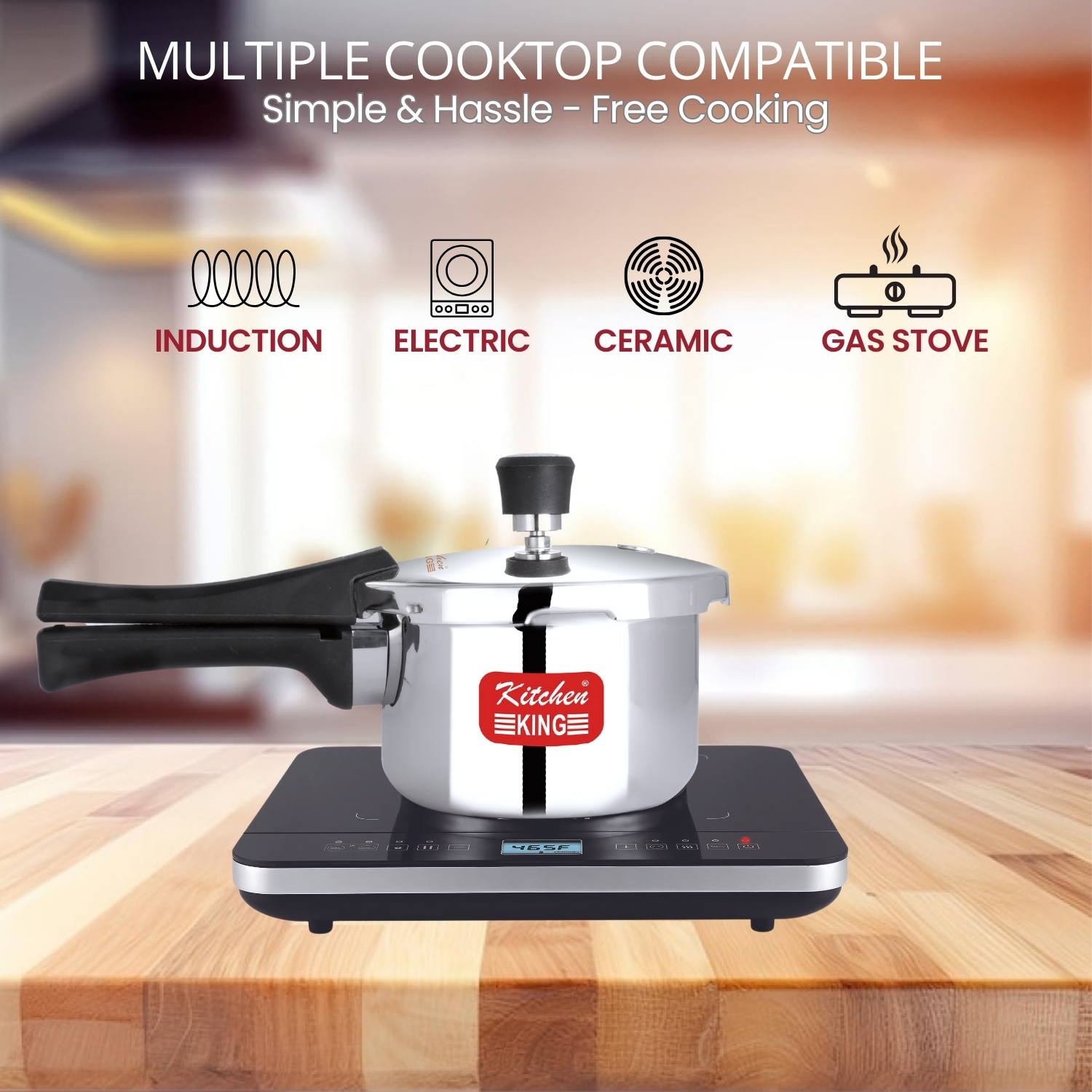 kitchen king Triply Cooker 1.5 Litres4